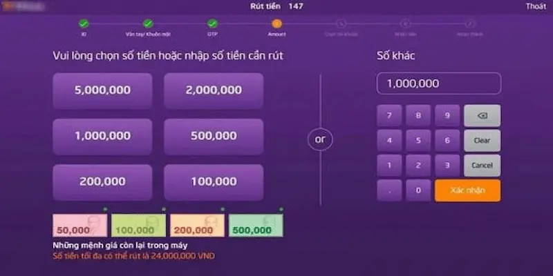 rút tiền GAMVIP Lưu ý khi rút tiền GAMVIP